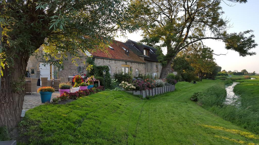 Schipluiden B&B Rechthuis Van Zouteveen חדר תמונה